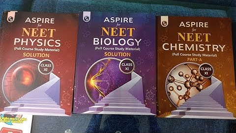 Unboxing Physicswallah study material for class 11 Aspire for NEET