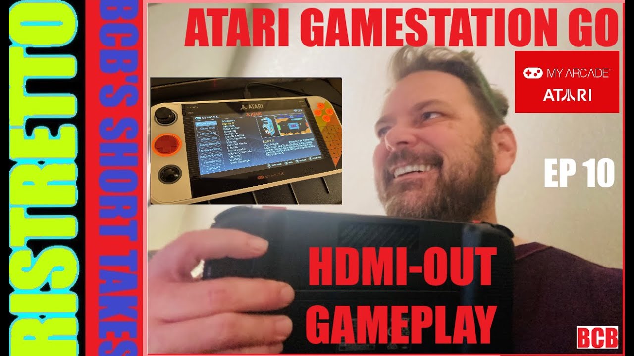 Ristretto 10: "Gamestation Go HDMI-Out" (by MyArcade/Atari) A 3rd Hr of Gameplay! (BCBs Short Takes)