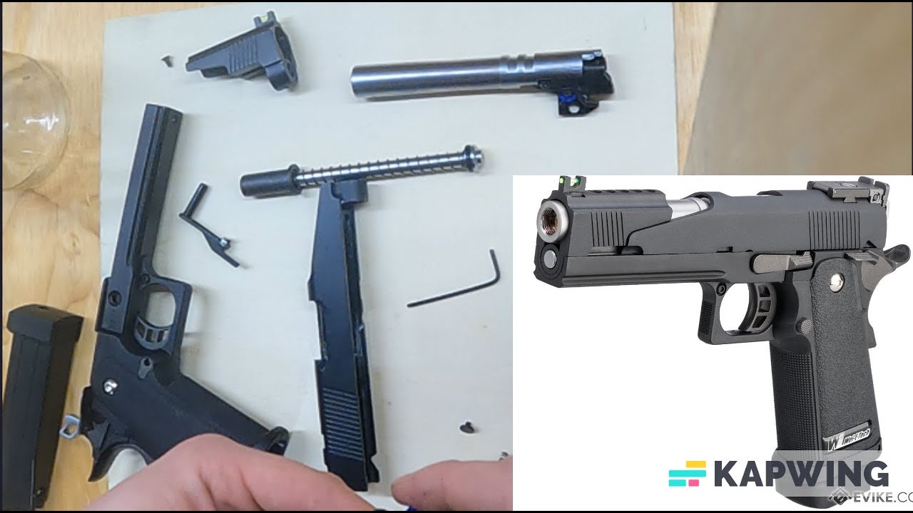 WE-Tech Xcelerator Hi-Capa dissassembly and functions overview