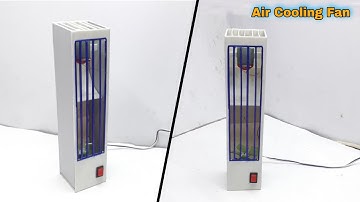Making an  Air Cooling Tower Fan with PVC PIPE || portable mini Tower Fan kaise banaye|| 