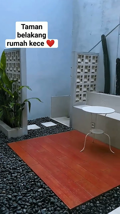 Taman belakang rumah kece dari kak @home.danish 💖 #shorts #desaintaman #inpirasitaman