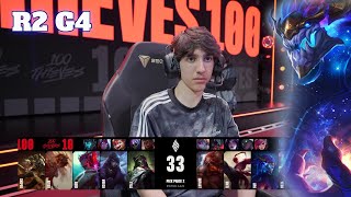 100 vs TL  Game 4 | Round 2 S14 LCS Spring 2024 Playoffs | 100 Thieves vs Team Liquid G4 full