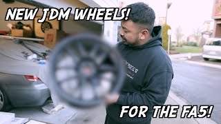 NEW JDM WHEELS FOR OUR CIVIC!