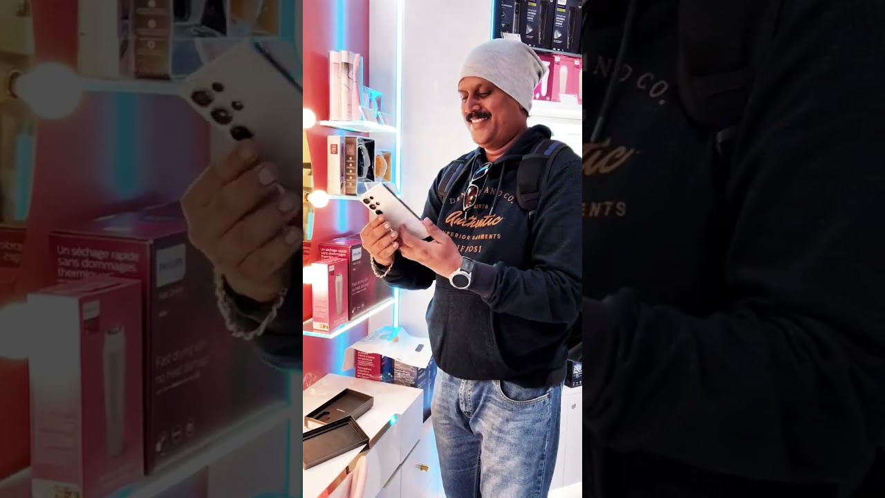 SamsungGalaxy S25Ultra Unboxing in Qatar Duty Free Shop #youtube #shorts #trending #samsung #travel