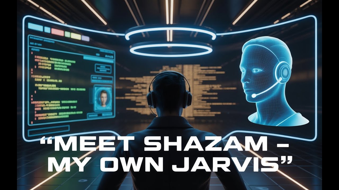 I Built My Own AI Voice Assistant Like Jarvis! (Meet Shazam 🤖)