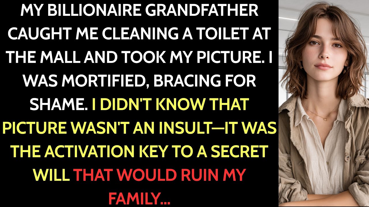 My Rich Grandpa Watched Me Clean Toilets At The Mall—He Took A Picture, Then He…