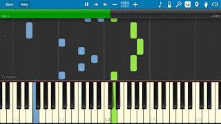 Video thumbnail of "April Story OST (四月物語) - April Front Piano Tutorial"