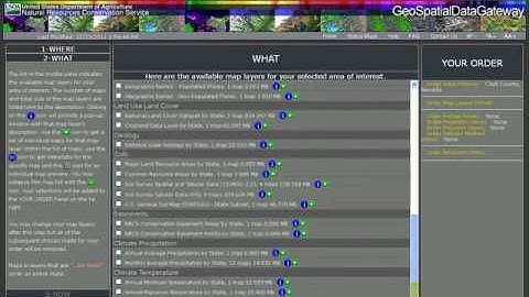 Lab 6-5 Geospatial Data Gateway (USDA Website Down)