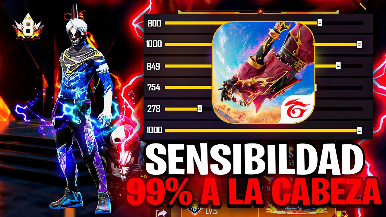 ¡LA MEJOR SENSIBILIDAD SUPREMA 2026👺 CON Y SIN DPI PARA SUBIR CAPA EN FREE FIRE ACTUALIZADO! 🩸