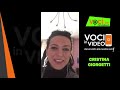 Cristina giorgetti saluta vocifm