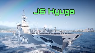 JS Hyuga Japanese Heli Carrier on Warships Mobile 2