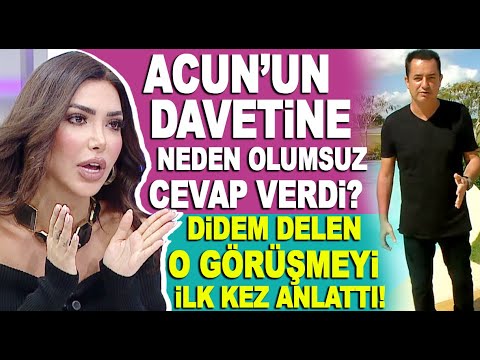 Acun Medya'nın yarışma teklifine Didem Delen olumsuz cevap verdi! Nedenini ilk kez açıkladı!