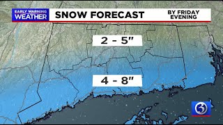 FORECAST: Snow overspreading the state, could fall over 36 hour period