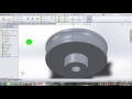 SolidWorks tutorial of Worm Wheel