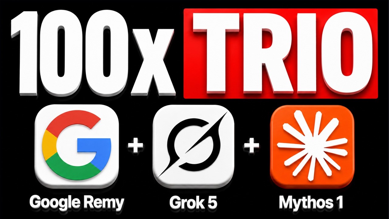 Google Remy + Grok 5 + Mythos 1 is INSANE!
