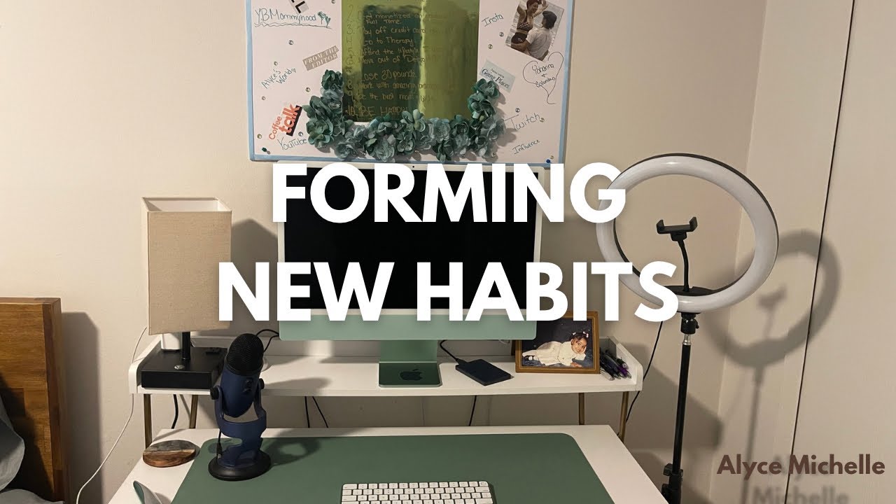 Day In The Life | Cleaning my Workspace, Creating New Habits, and Wash Day.