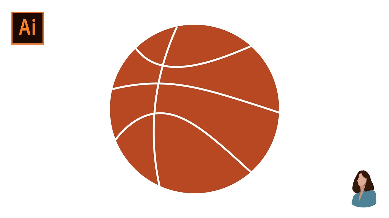 Quick Tutorial | How To Draw Basketball In Adobe Illustrator