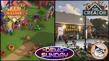 🔴Two New Creative & A-MAZE-ing Games | Mazey Village | The Creator | Demo Sunday