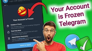 Telegram Problem Fix Your Account Frozen | How to Fix Telegram Account Frozen Problem 2025