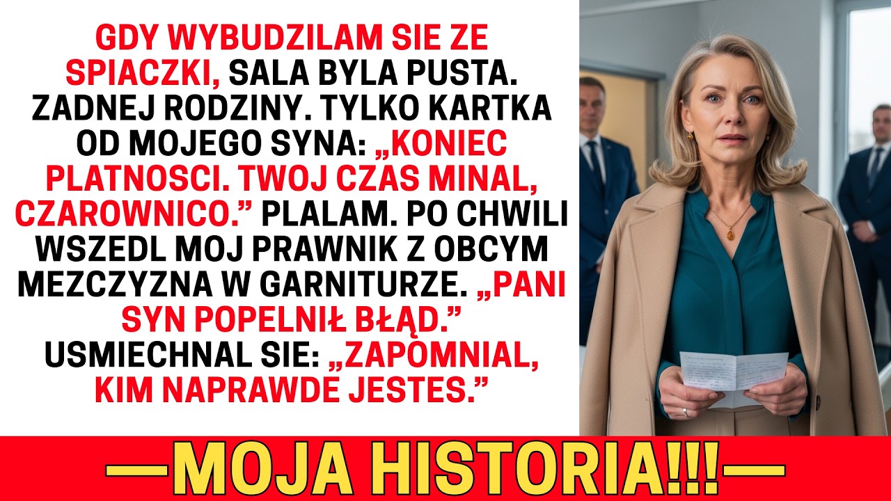 MOJ SYN WSTRZYMAL PLATNOSCI I PORZUCIL MNIE W SPIACZCE — PRAWNIK: „NIE TAK PREDKO.”