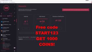 Free 1000 coins csgo500 code: START123