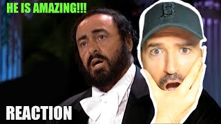 (Mexican Reacts) Luciano Pavarotti - Nessum Dorma (Live in Paris) - REACTION