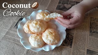 Coconut Cookie Recipe | How to make homemade Cookies 🥥 in few minutes❗