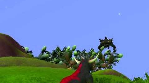 Spore: Grox encounter in creature stage.