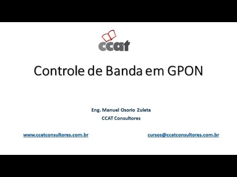 Controle de banda em GPON