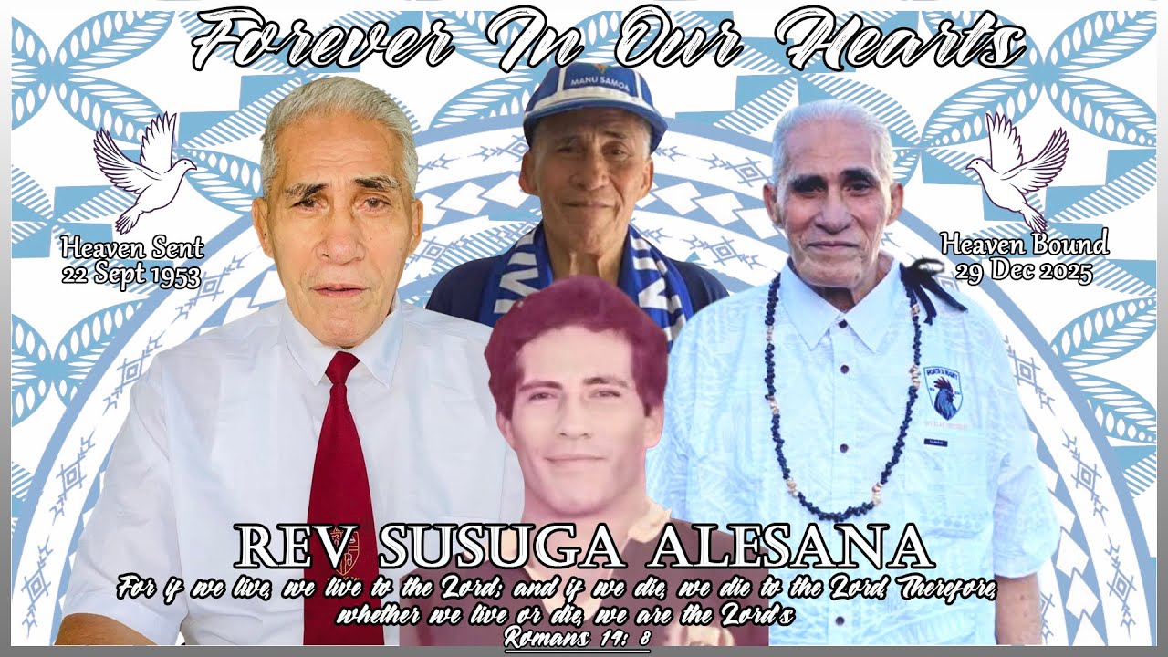 Late Rev Susuga Alesana Final Service n Burial