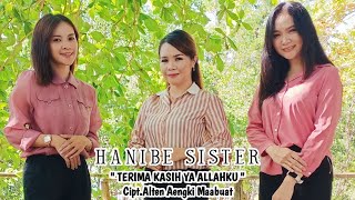 TERIMA KASIH YA ALLAHKU || HANIBE SISTER ||  audio,video || SRI Record Manado