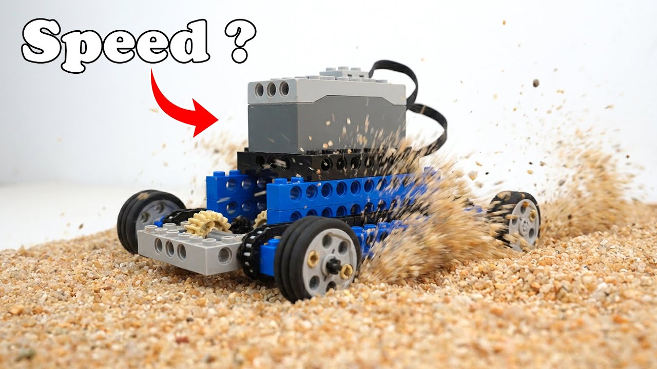 LEGO Car Race Speed on Sand | Smart Lego
