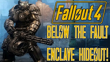 Below The Fault (Enclave Settlement) Fallout 4 Creation Club Walkthrough!