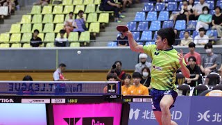 横谷晟 スーパープレー&ヒーローインタビュー 金沢ポート vs 静岡ジェード ノジマTリーグ2023-2024  2023年8月13日 金沢市総合体育館【卓球Tリーグ公式】