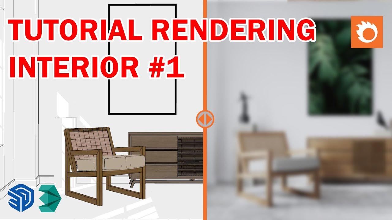 TUTORIAL SKETCHUP - MODELING DAN RENDERING INTERIOR #1 - CORONA RENDER ...