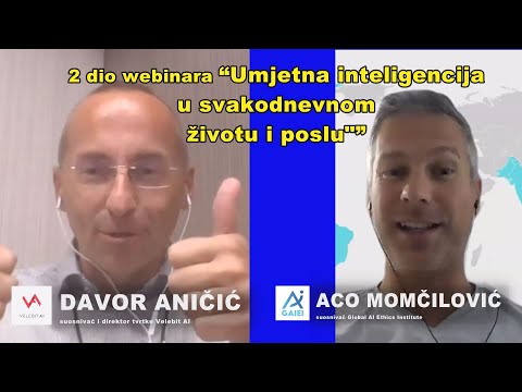 Umjetna inteligencija u svakodnevnom životu i poslu / 2. dio webinara