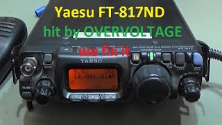 #226 Repair Yaesu FT817ND hit by Overvoltage?