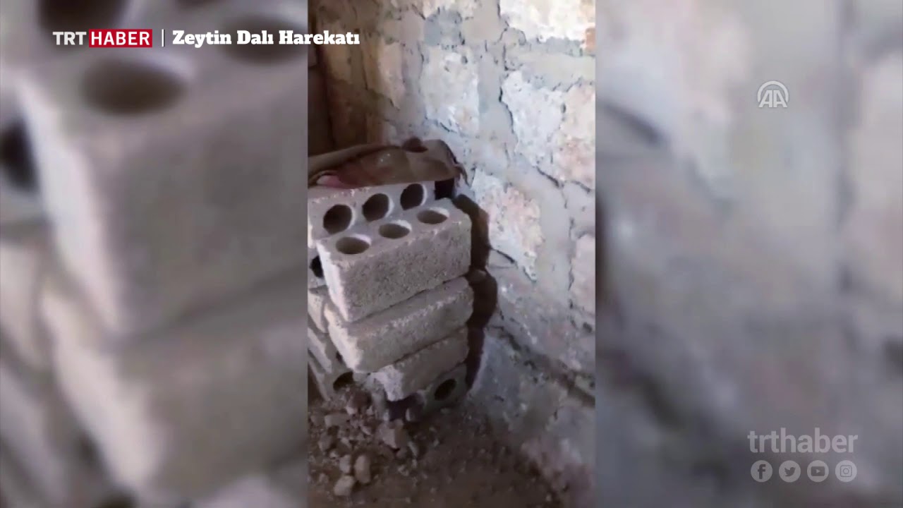 Afrin'de bir evin ahırında EYP imalathanesi bulundu.