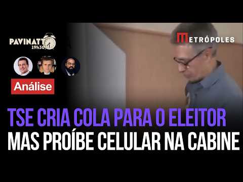 Pavinatto questiona proibição de celular na urna: “Por que o TSE criou a cola digital?”