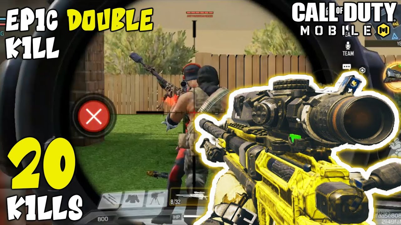 Call of Duty Mobile : Epic Double Kill | Sniper Only (Locus) | 20 Kills ...