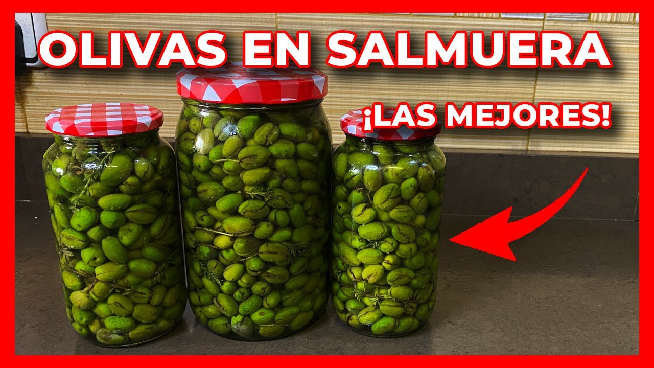 ✅Te ENSEÑO a PREPARAR OLIVAS PARTIDAS en SALMUERA (SAL GRUESA) 🚀