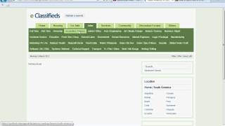 you can post ads in any catagory from any country using e classifieds.avi Profile