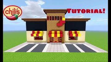 Minecraft Tutorial: How To Make A Chilis Restaurant "2022 City Tutorial"