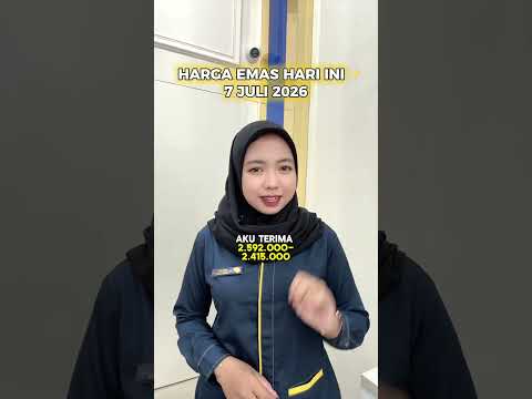 HARGA EMAS HARI INI, 7 JULI 2026 turun 15rb✨