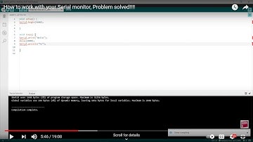 How to work with your Serial monitor, Problem solved!!!! - Basic #DudeX