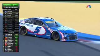 Final Laps of the race - Nascar Cup Series at the Roval
