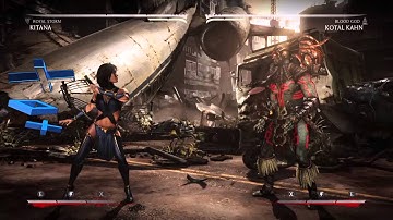 Mortal Kombat X - Kitana 46% 1 Bar Midscreen Combo