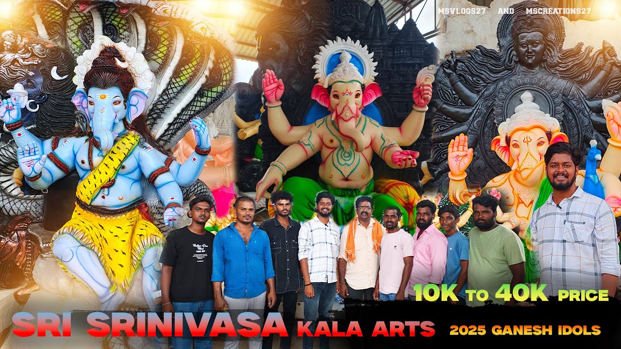 Korutla Sri srinivasa kala arts 2025 #msvlogs27 #korutlaganeshidols #bappavlog #ganpati #bappa