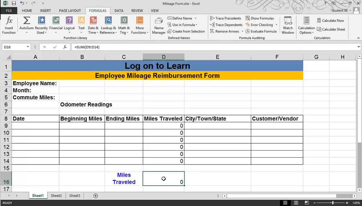 Excel 2013 Creating An Excel Template YouTube