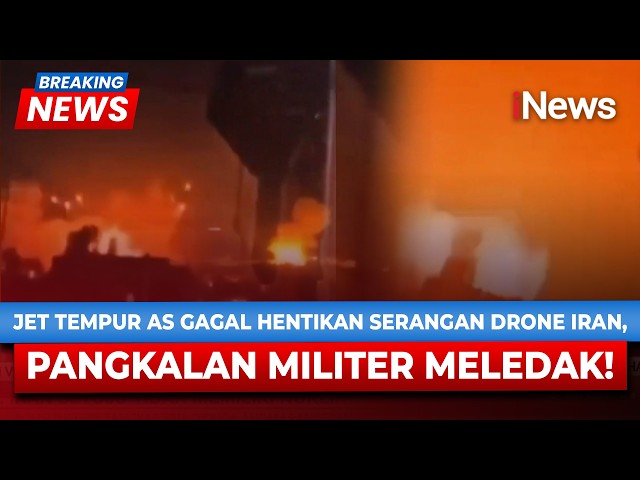 NGERI! Drone Iran Serang Pangkalan Militer AS, Jet Tempur Gagal Mencegat | Breaking News